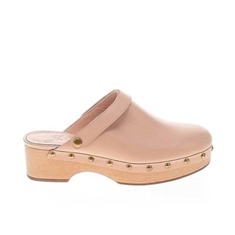 .J.Crew Blush Leather Platform Clogs - Size 8.5 - NWOT - Picture 9 of 9